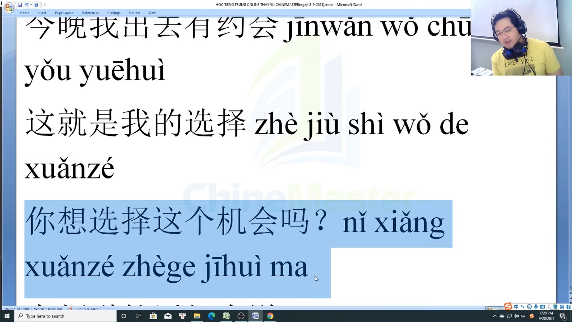 Giáo trình tiếng Trung thương mại cơ bản bài 5